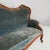 Wood Italian Louis XVI Style Sofa in Light Blue Velvet and Wood, 1930s For Sale - Image 7 of 18