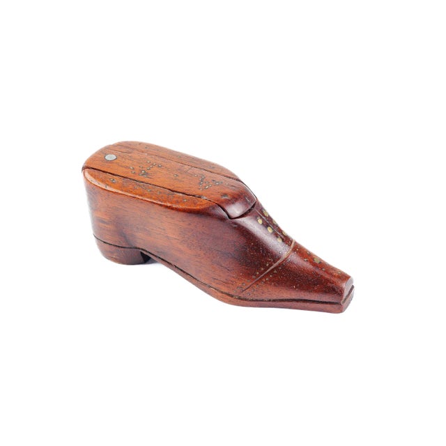 Antique Mid 19th Century English Treen Shoe For Sale In New York - Image 6 of 7