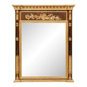 1990s Neoclassical French Empire Mirror by LaBarge