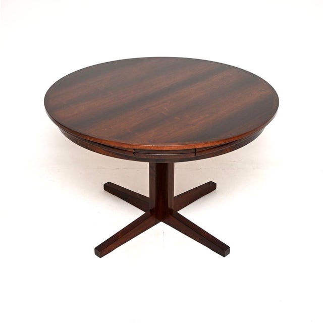 Dyrlund Vintage Danish Flip Flap Lotus Dining Table from Dyrlund, 1960 For Sale - Image 4 of 11
