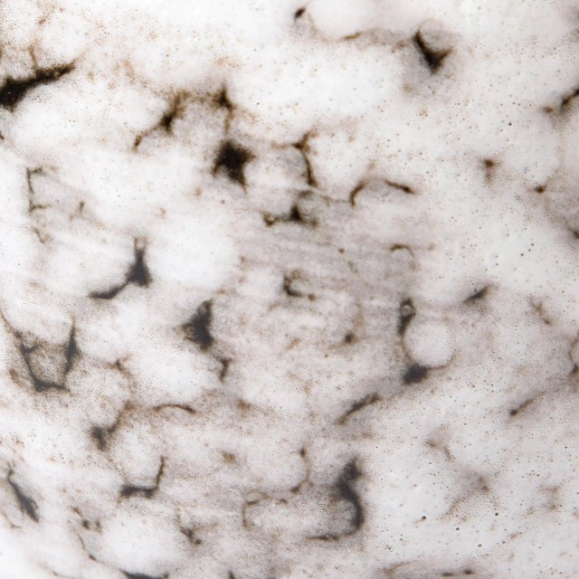 Mid-Century Modernist White and Earth Toned Ceramic Vase For Sale In New York - Image 6 of 10