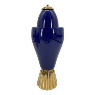 Lid Vase #3 900 Series by Uga La Pietra for Superego Editions, Italy, 1990s For Sale