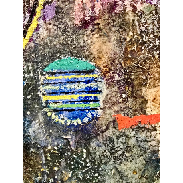 Kishio Murata - 1966 Abstract Cityscape - Original Oil Painting For Sale - Image 10 of 15