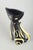 West Germany Ceramic vase, 1970s. Elegant and stylised ceramic vase shaped as a cat, in black glaze with hand-painted...