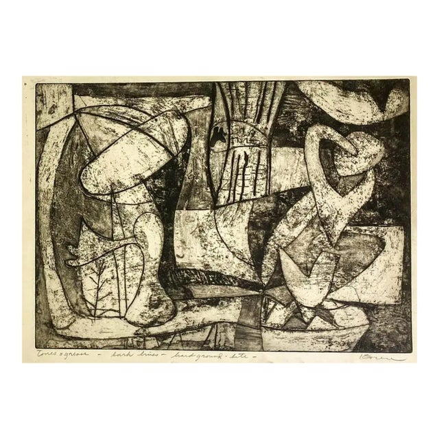 1951 John Kacere Oratorio Etching For Sale