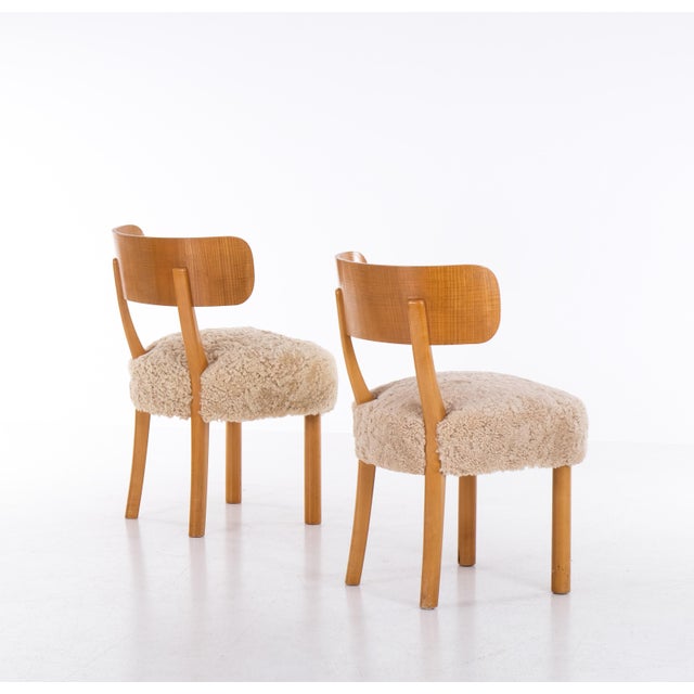 1930s Set of Birka Chairs attributed to Nordic Company by Axel-Einar Hjorth for Nordiska Kompaniet, 1930s For Sale - Image 5 of 16