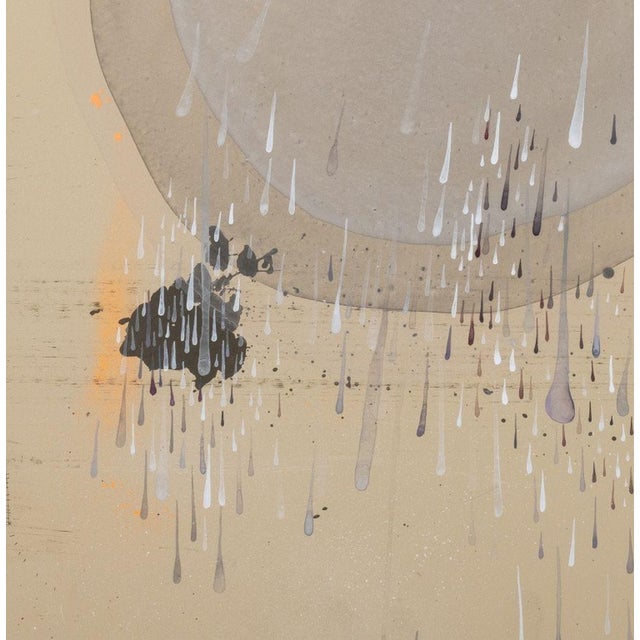 Contemporary Abstract Composition Diptych Mixed Media on Board For Sale - Image 3 of 9