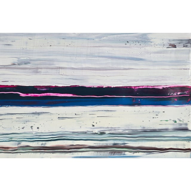 Abstract Pacific Ocean / Palisades No. 3 — Original Abstract Seascape by Diane Grant | Color Field For Sale - Image 3 of 8