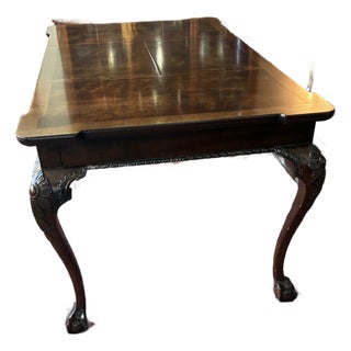 1980s Henredon Chippendale Game Table For Sale