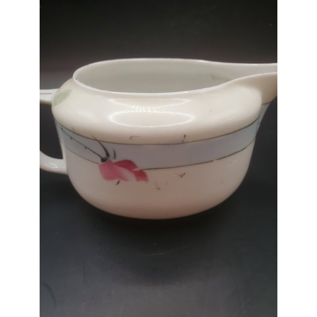 Baby Blue Antique Nippon Cream and Sugar Bowl Set For Sale - Image 8 of 8