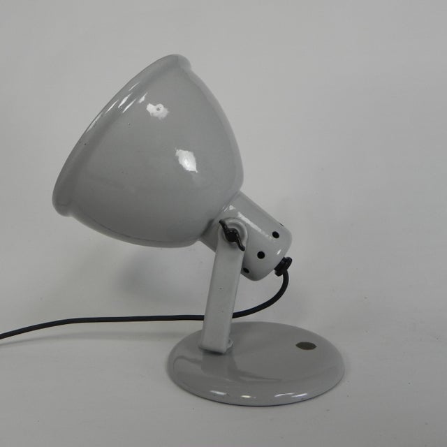 Gray Helioflux Desk Lamp from Philips, 1950s For Sale - Image 8 of 18