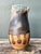Chocolate Vintage Handcrafted Studio Pottery Vase For Sale - Image 8 of 17