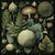 Set of 15 - 90' X 54' Evergreen Organic Modern Gallery Wall Installation Botanical Prints - Dark Green, Unframed For Sale - Image 16 of 17