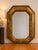 Large Vintage Chinoiserie Asian Gilt Octagonal Beveled Wall Mirror | Designer Scale | 50.5"h For Sale - Image 4 of 14