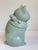 Mid-Century Modern Mid 20th C. Gumps of San Francisco Celadon Glazed Porcelain Maneki-Neko Lucky Cat Figure For Sale - Image 3 of 9