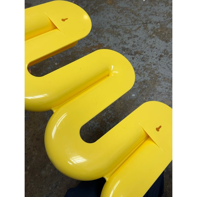 Anna Dawson for Heller Swell Yellow Wall Catchall For Sale - Image 12 of 12