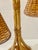 French Bamboo & Rattan Double Light Table Lamp For Sale - Image 11 of 16