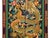 Oriental Tibetan Style Golden Dragon Graphic Tall Slim Storage Cabinet For Sale - Image 9 of 15