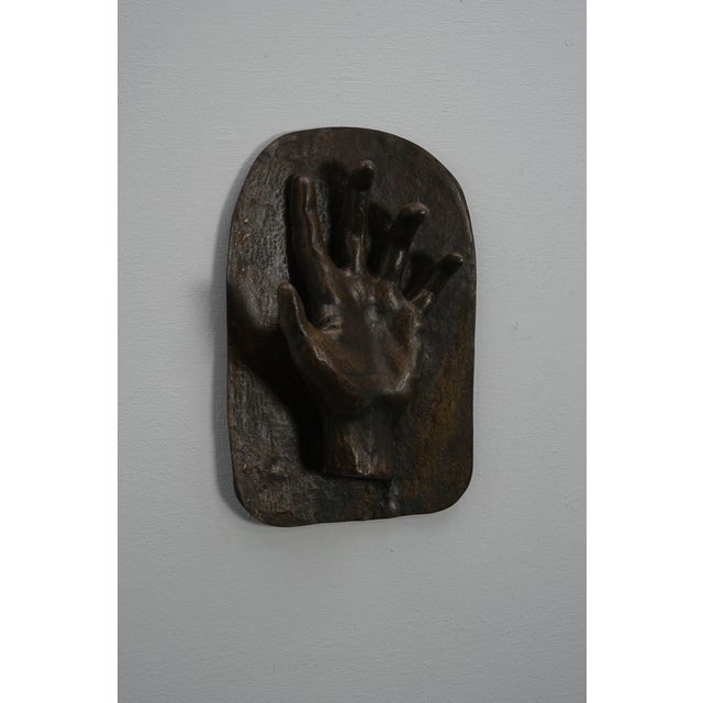 E. Stroobants, The Artist Hand Sculpture, Brass For Sale - Image 4 of 9