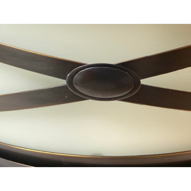 Bronze Shades of Light Grand Hotel Ceiling Flush Mount For Sale - Image 8 of 13