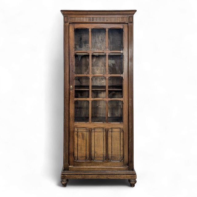 Parisian Reconstruction Oak Display Cabinet For Sale