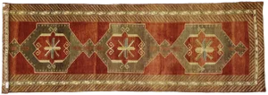 Vintage Turkish Oushak Runner - 3′10″ × 12′