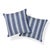 This pillow features Colada Stripe with a Knife Edge finish. It's hard to believe that natural linen can be weatherproof,...