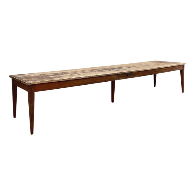 Large Weavers Table, 1920s For Sale