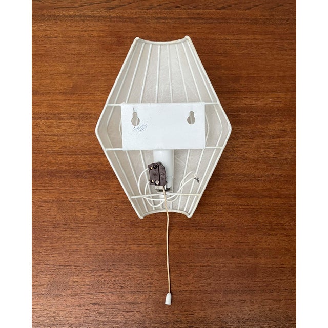 Mid-Century Modern Cocoon Wall Lamp Sconce by Friedel Wauer for Goldkant Leuchten, 1960s For Sale - Image 18 of 18