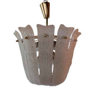 Basket Chandelier by J.T. Kalmar for Kalmar Austria For Sale