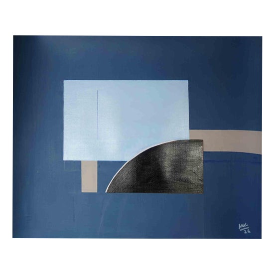 Anna Maria Caboni, My House, Acrylic Painting, 2010s For Sale