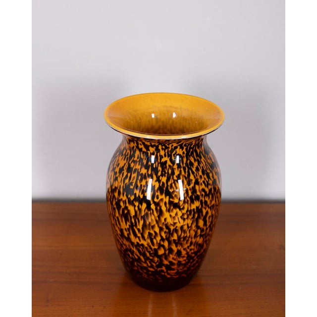 Vintage Murano Blown Glass Vase, 1980s For Sale - Image 3 of 7