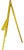 Shabby Chic Vintage Chartreuse Painted Wood Artist’s Display Easel, 36" For Sale - Image 3 of 9