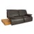 Modern Free Motion 2-Seater Sofa in Dark Grey Leather from Koinor For Sale - Image 3 of 18