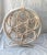 Wood Vintage Bamboo/Rattan Round Wine Holder For Sale - Image 7 of 7