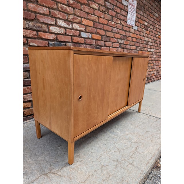 Wood Mid-Century Modern Perimeter Group Storage Cabinet Designed by Paul McCobb For Sale - Image 7 of 9