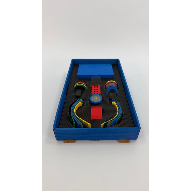 Rare 1995 Click Clock Complete Set by Verner Panton for Crival – Nos Swiss Design For Sale - Image 15 of 16