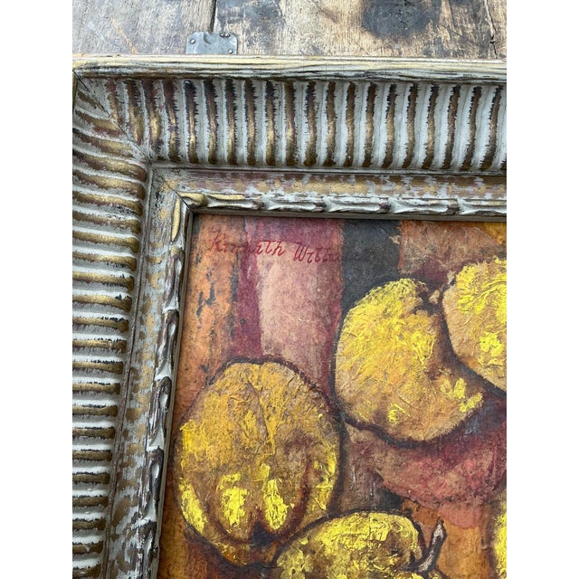 Vintage Framed Still Life Painting For Sale In West Palm - Image 6 of 12
