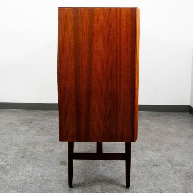 Mid-Century Modern Mid Century Danish Modern Credenza Teak Sideboard Central Bar Rosewood MCM 78" For Sale - Image 3 of 11