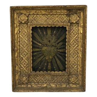 Antique Spanish Colonial Framed Tapestry For Sale