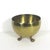 English Vintage Claw Footed Brass Planter Made in England For Sale - Image 3 of 10
