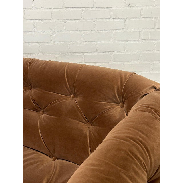 Osasco Sofa in Pecan Velvet For Sale - Image 10 of 12