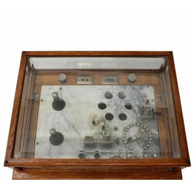 American Unusual Early American Quack Medicine Thompson-Plaster Electric Cabinet For Sale - Image 3 of 11