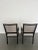 Gray Restoration Hardware French Contemporary Leather Armchairs - Set of 2 For Sale - Image 8 of 9