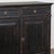 19th Century Swedish Black Painted Pine Sideboard Buffet With Fluted Carved Panels For Sale - Image 10 of 15