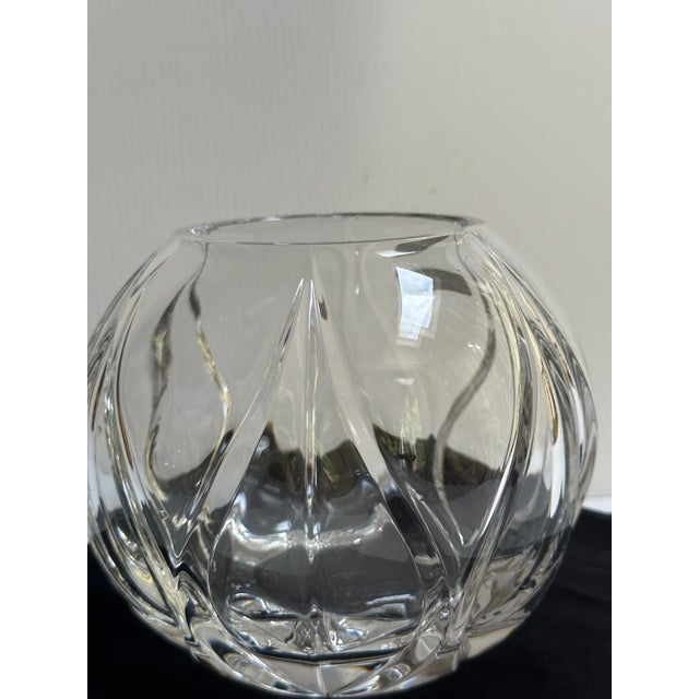 1960s Nachtmann Germany Bleikristall 24% Lead Crystal 6"h Bowl Vase For Sale - Image 17 of 18