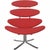 Corona Chair in Red Fabric by Erik Jørgensen, 2000s For Sale - Image 16 of 16