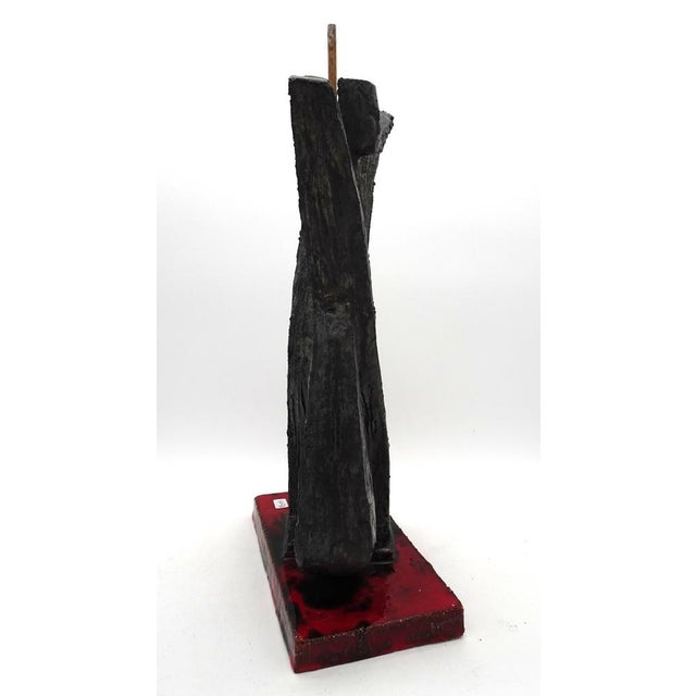 1960s Mid Century Belgian Abstract Ceramic Sculpture, 1960s For Sale - Image 5 of 17
