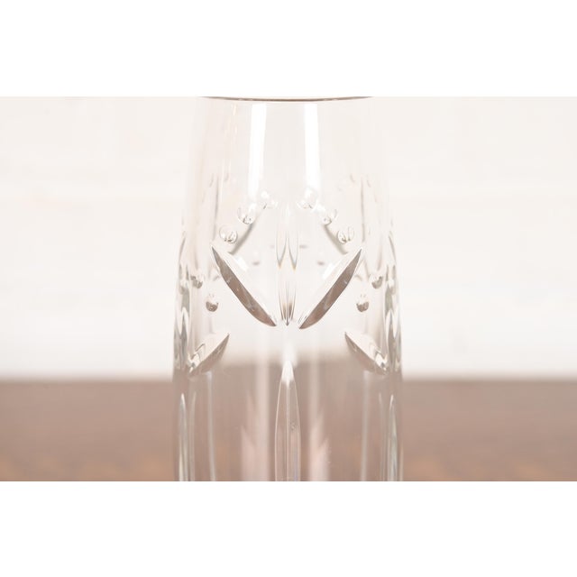 Late 20th Century Tiffany & Co. Cut Crystal Vase For Sale - Image 5 of 10