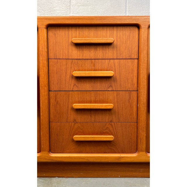 Wood Mid 20th Century Modern Danish Teak Server For Sale - Image 7 of 11